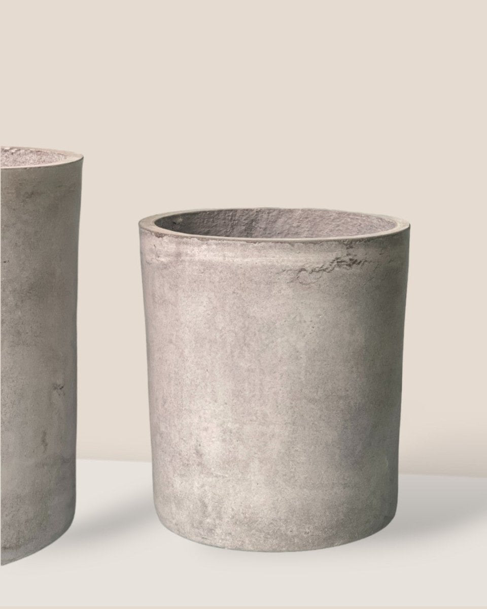 XL Aurora Clay Pot - gray - Pot - Tumbleweed Plants - Online Plant Delivery Singapore