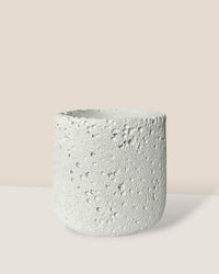 Coarse Cylinder Planter - white - Pot - Tumbleweed Plants - Online Plant Delivery Singapore