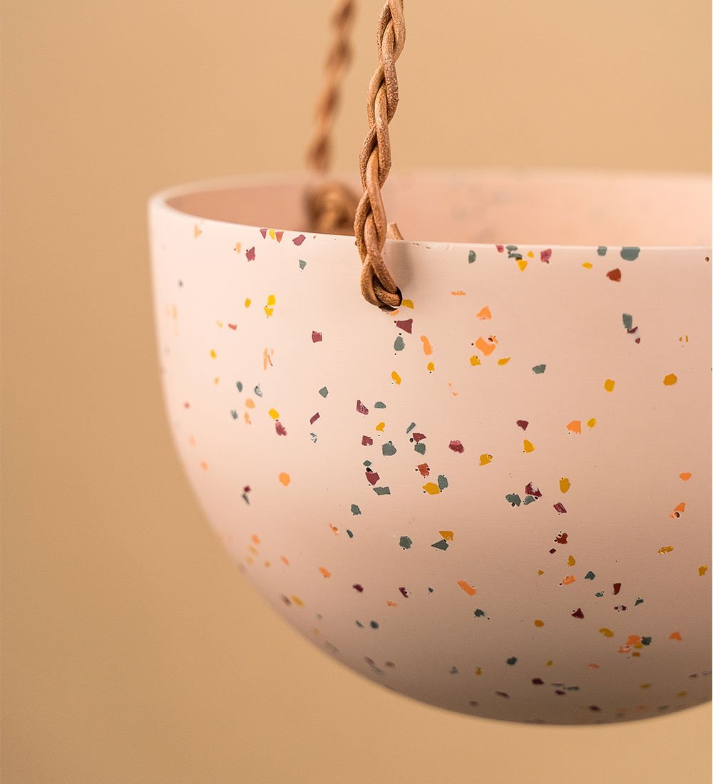 Hanging Domes by Capra Designs - salt pink