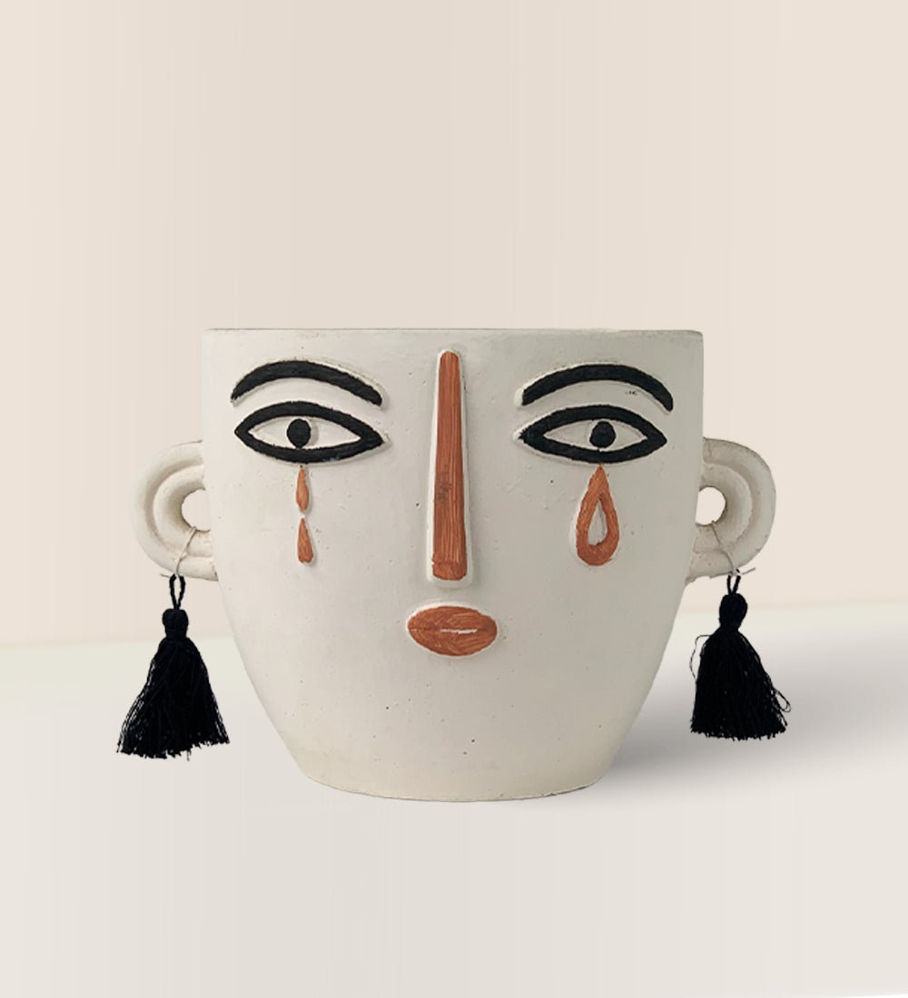 Polly Planter - white short