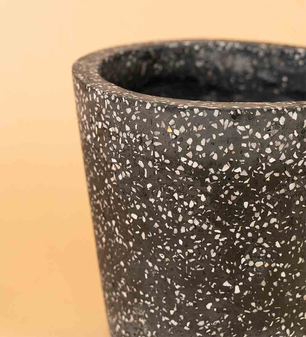 Terrazzo Pots - black