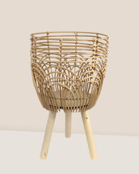 Coachella Basket with Stand - Medium - Stand - Tumbleweed Plants - Online Plant Delivery Singapore