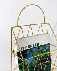 Gold Magazine rack - Online Plant Delivery Singapore