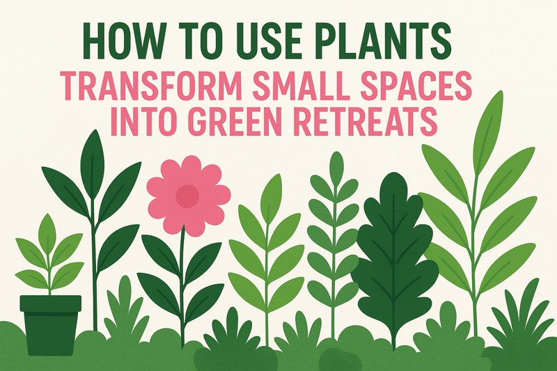How to Use Plants to Transform Small Spaces into Green Retreats - Tumbleweed Plants