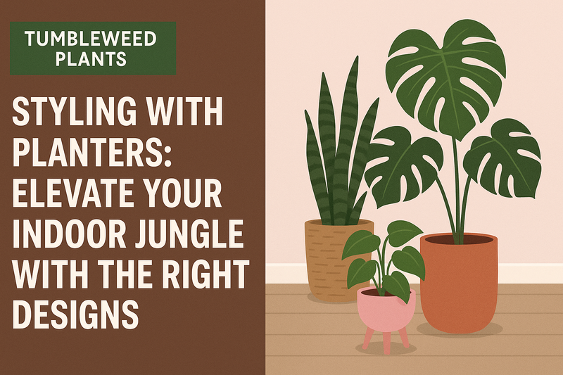 Styling with Planters: Elevate Your Indoor Jungle with the Right Designs