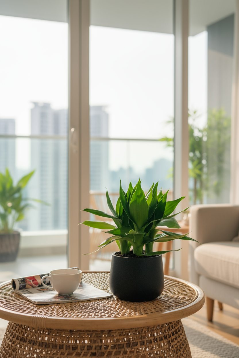 Dracaena Fortune Lotus Bamboo Plant - Potted plant -  Tumbleweed Plants