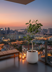 Ficus Benhalensis Audrey Bending Tall - Potted plant -  Tumbleweed Plants
