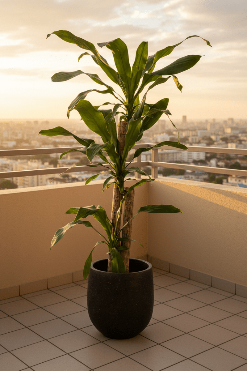 Large Dracaena Fragrans (Iron Tree) - Potted plant - POTT-LARG-MGRW-6527 - Tumbleweed Plants - Online Plant Delivery Singapore