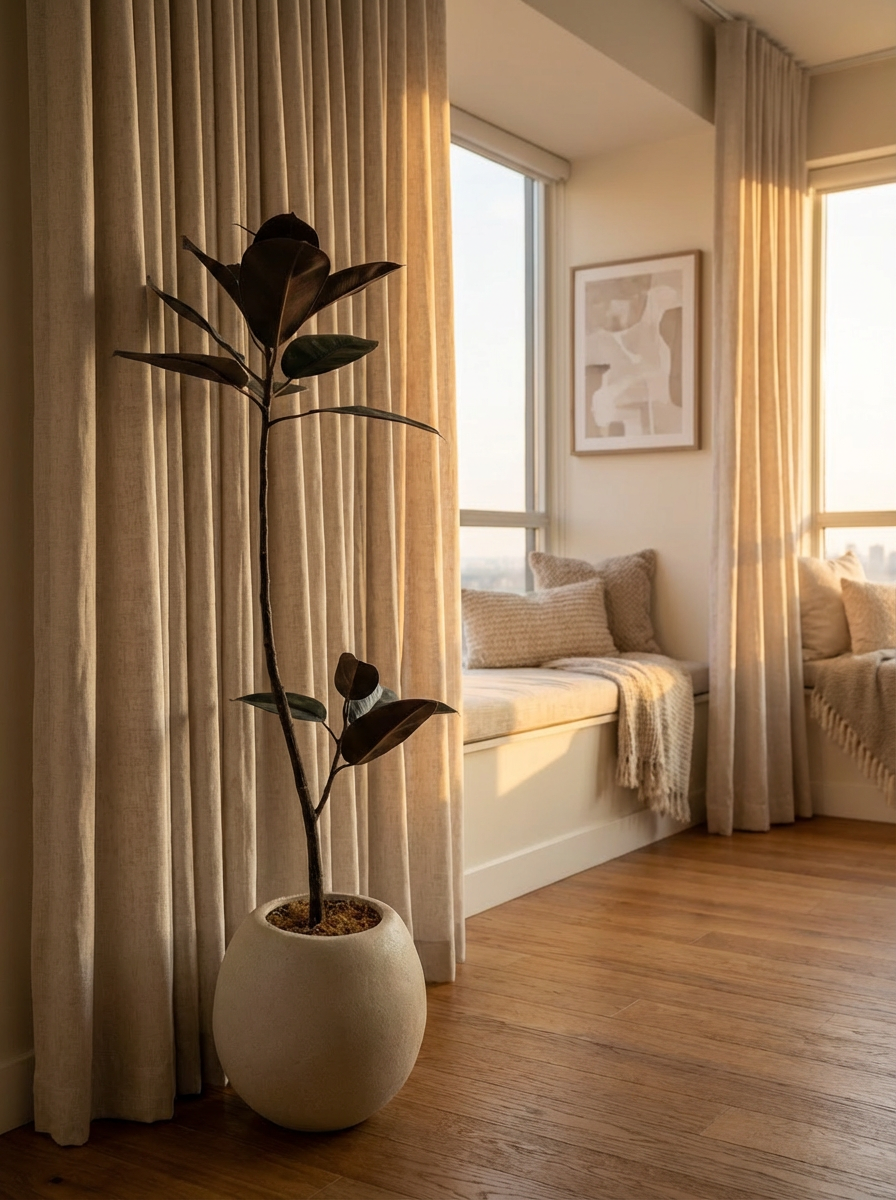 Rubber Tree 1.2m (Life-like Artificial)