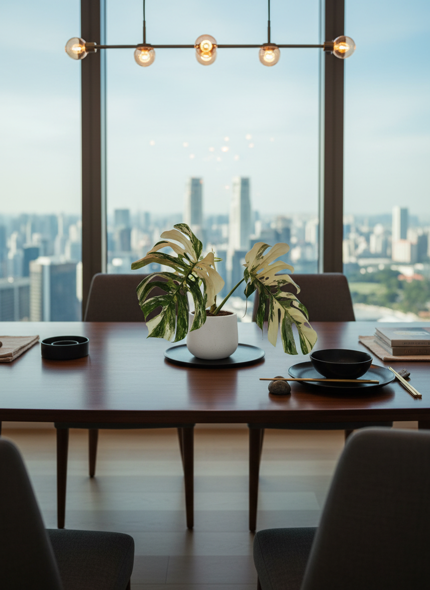 Monstera Albo Variegata — Established Plant (Limited Batch)