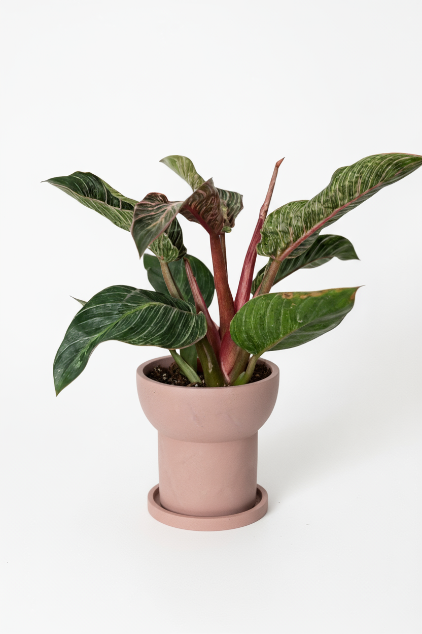 Philodendron Birkin - Pink - Potted plant -  Tumbleweed Plants