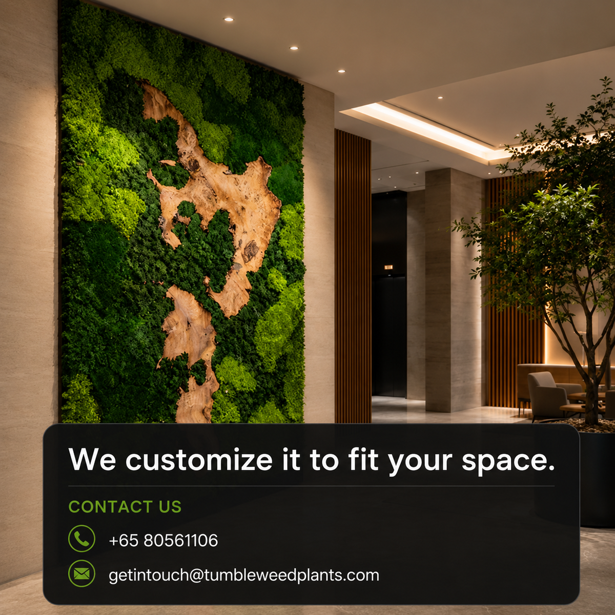 Got a feature wall in mind? We'll build the frame to fit.