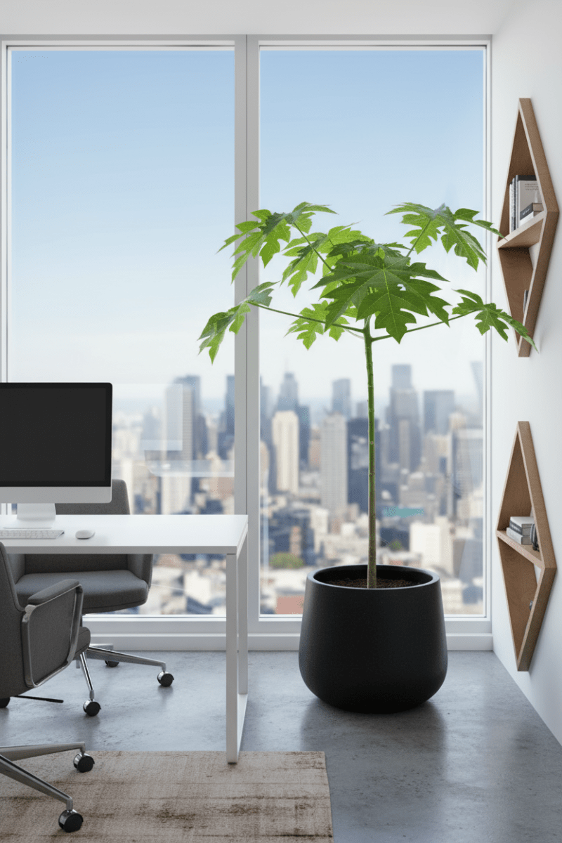 Papaya Plant Tall - Potted plant - POTT-PAPA-GRW-5264 - Tumbleweed Plants - Online Plant Delivery Singapore