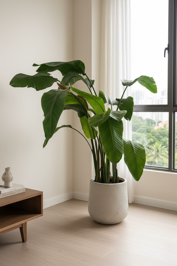 Second Chance: Vio White Pot with Plant - Second Chance -  Tumbleweed Plants