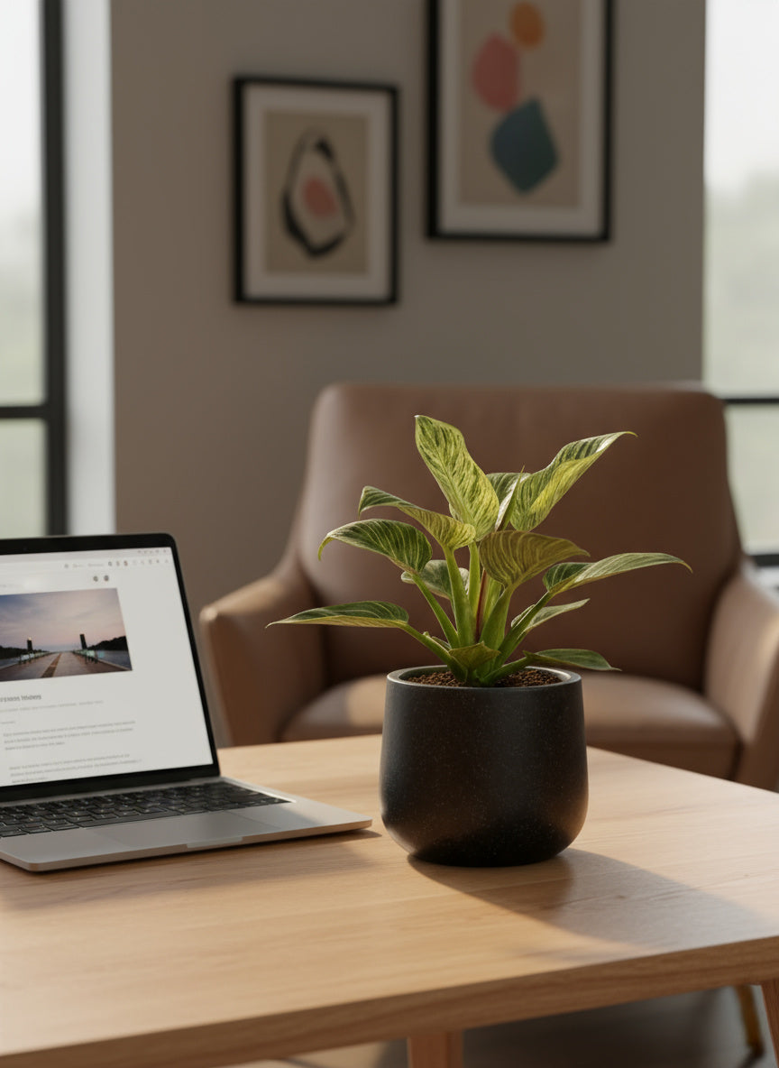 Philodendron Birkin - Potted plant -  Tumbleweed Plants