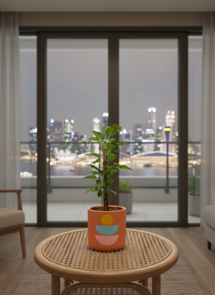 Epipremnum Aureum - Money Plant (Variegated) - Potted plant -  Tumbleweed Plants