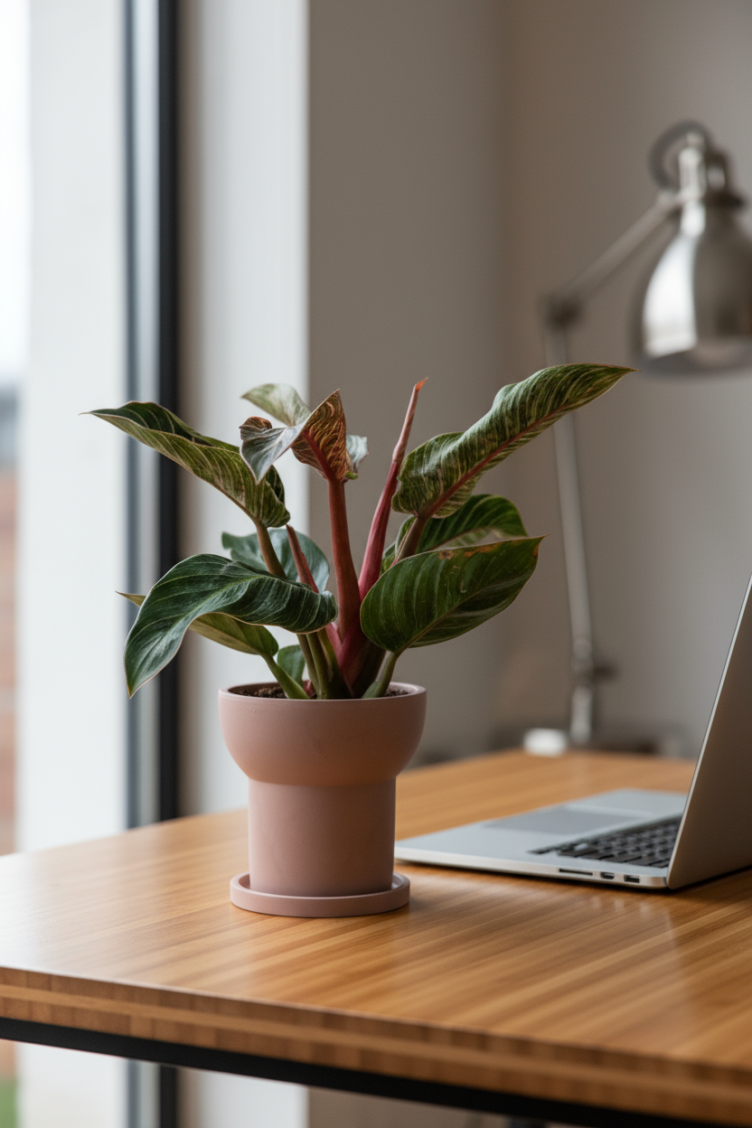 Philodendron Birkin - Pink - Potted plant -  Tumbleweed Plants
