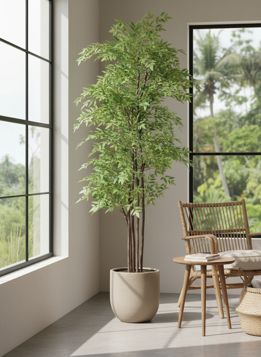 Bamboo Real-Trunk Artificial