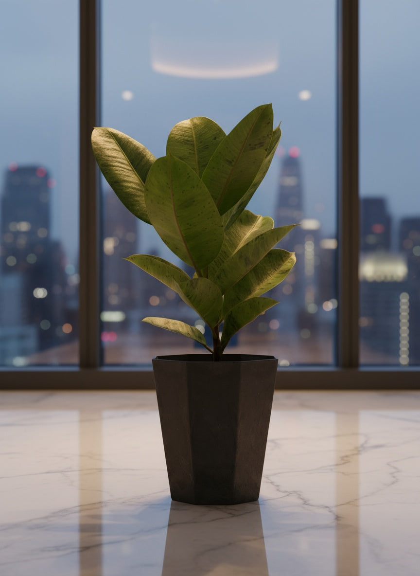 Ficus Elastica Shivereana - Potted plant -  Tumbleweed Plants