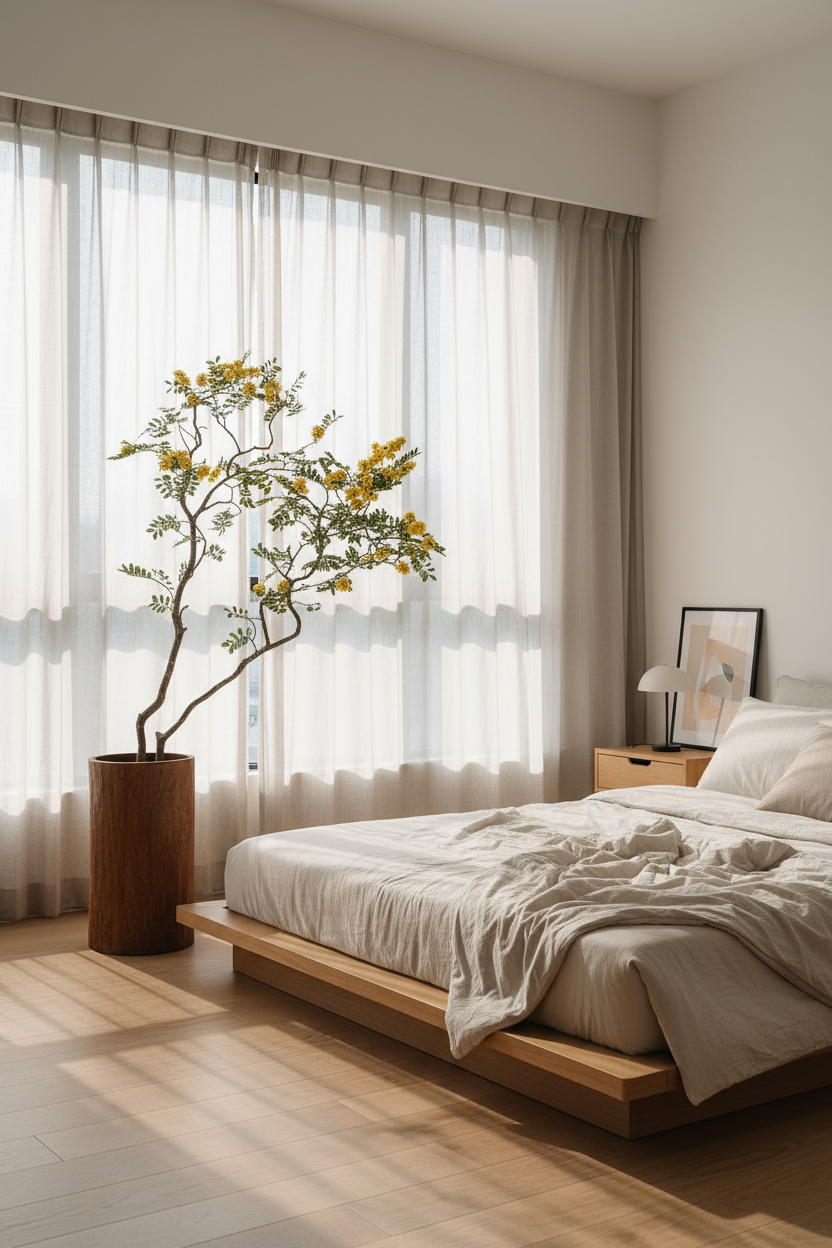 Locust Flower Tree - Real-Trunk Artificial - artifi -  Tumbleweed Plants