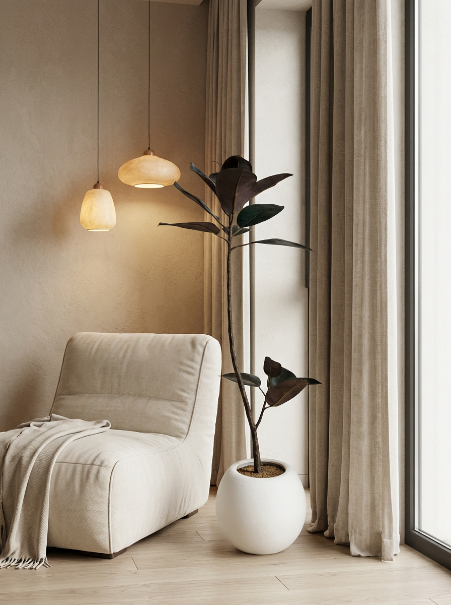 Rubber Tree 1.2m (Life-like Artificial)