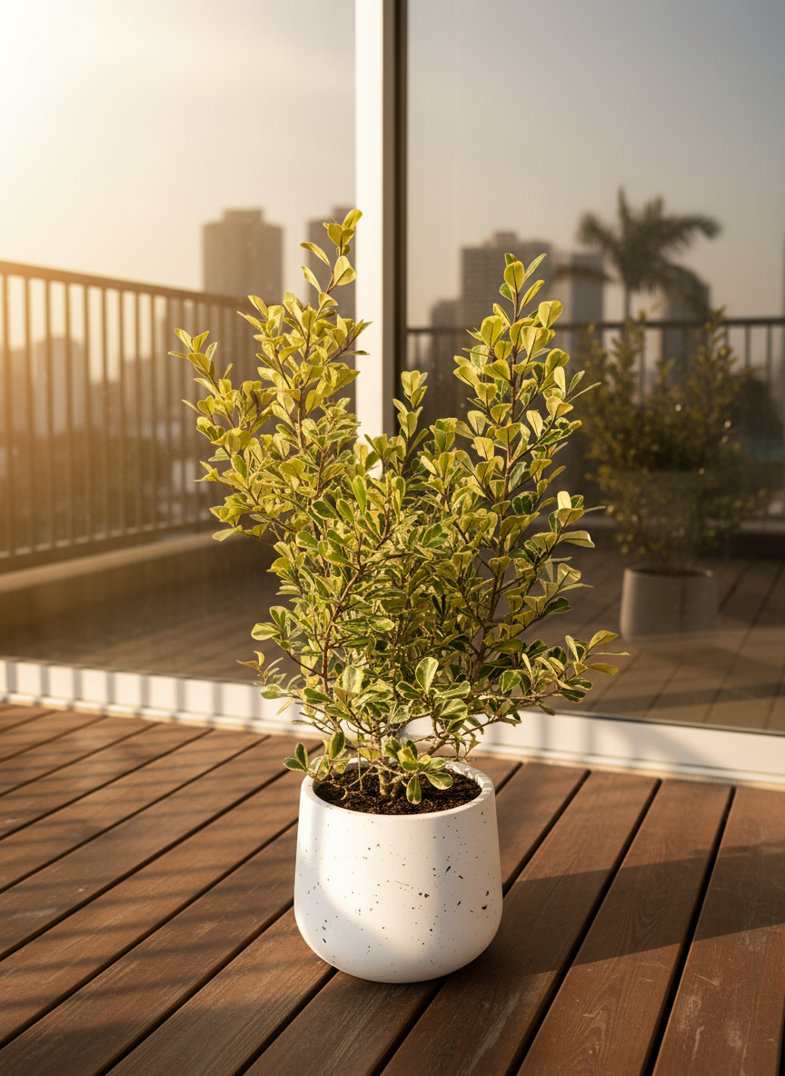 Ficus Triangularis Variegated