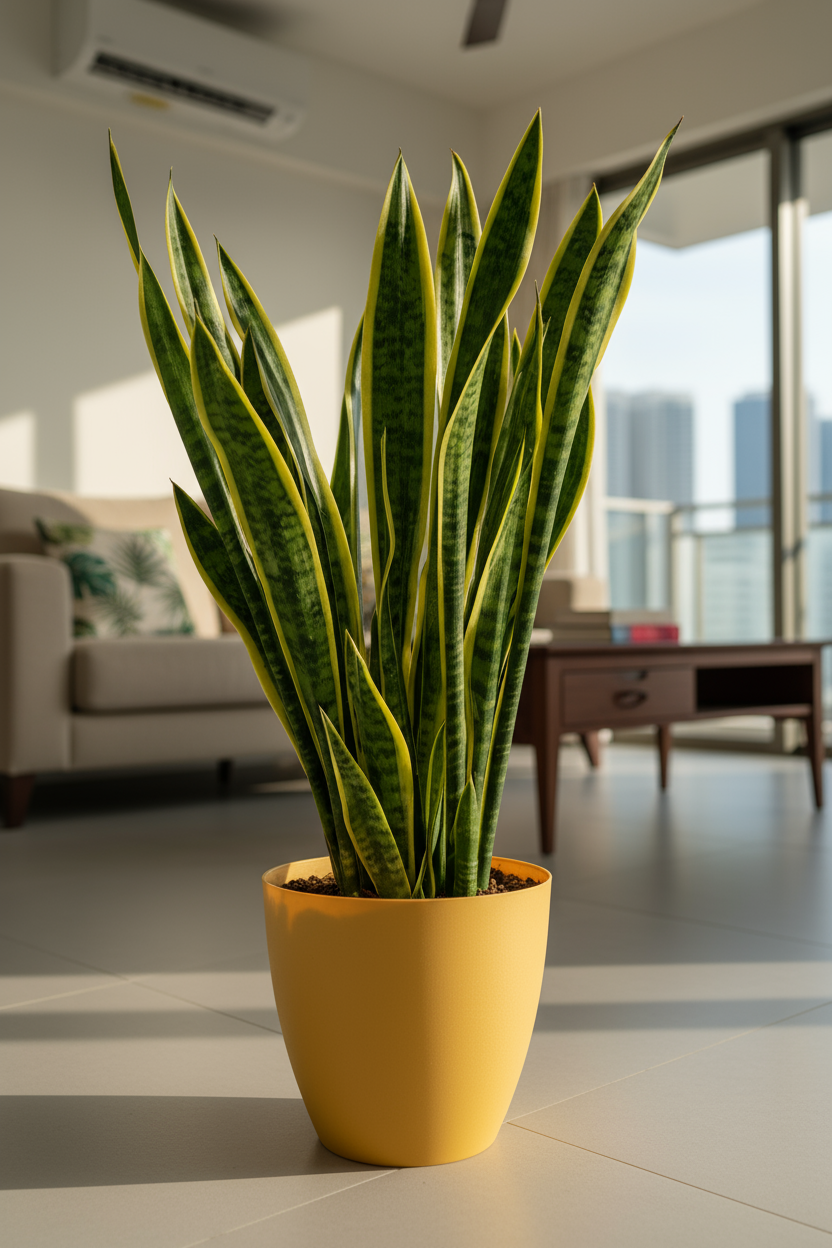 Sanseviera Trifasciata Laurentii (1.0m) - Potted plant -  Tumbleweed Plants