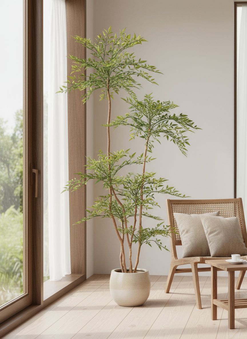 Bamboo Real-Trunk Artificial