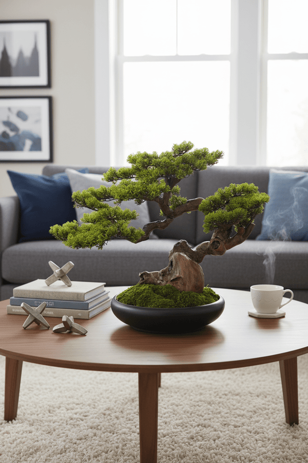 Zen Grove Bonsai - Real - Trunk Artificial - Plant Arrangement - 5516314535781 - Tumbleweed Plants - Online Plant Delivery Singapore