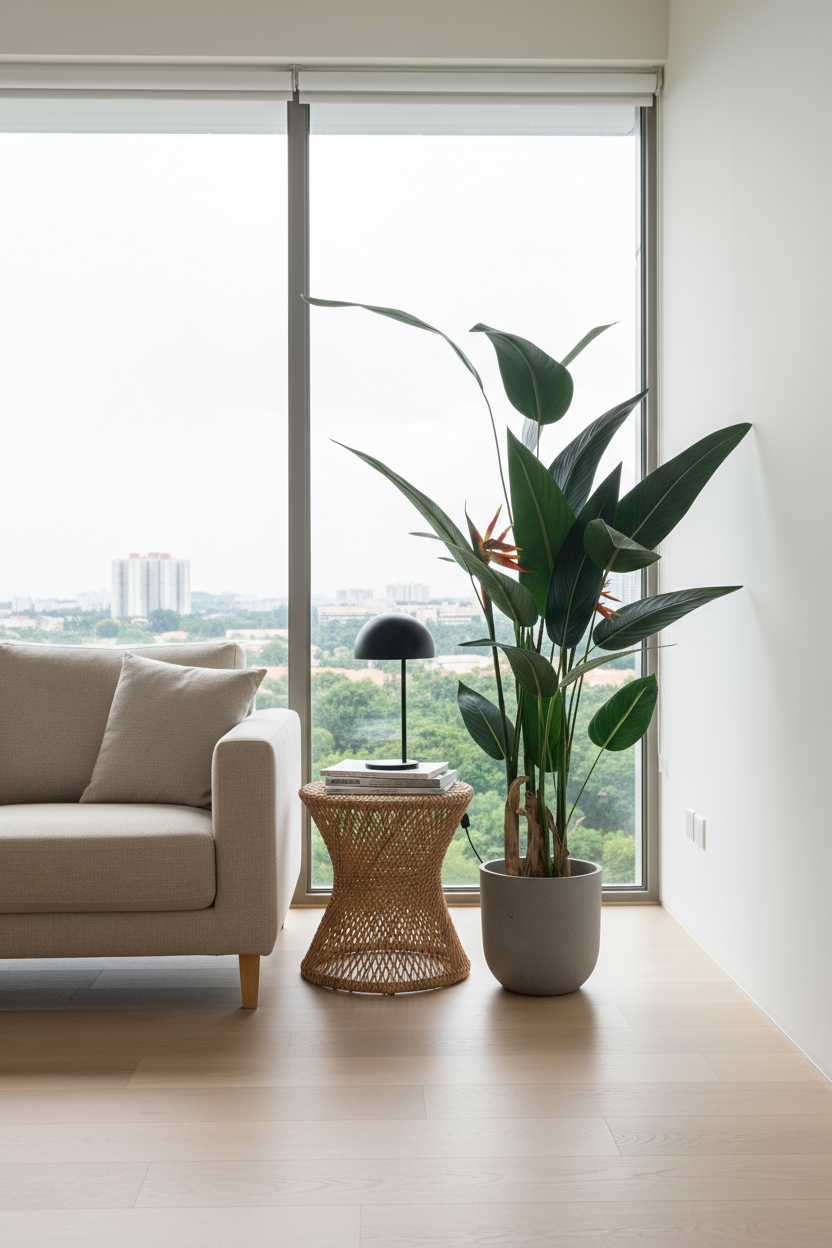 Artificial Heliconia Plant - Potted plant -  Tumbleweed Plants