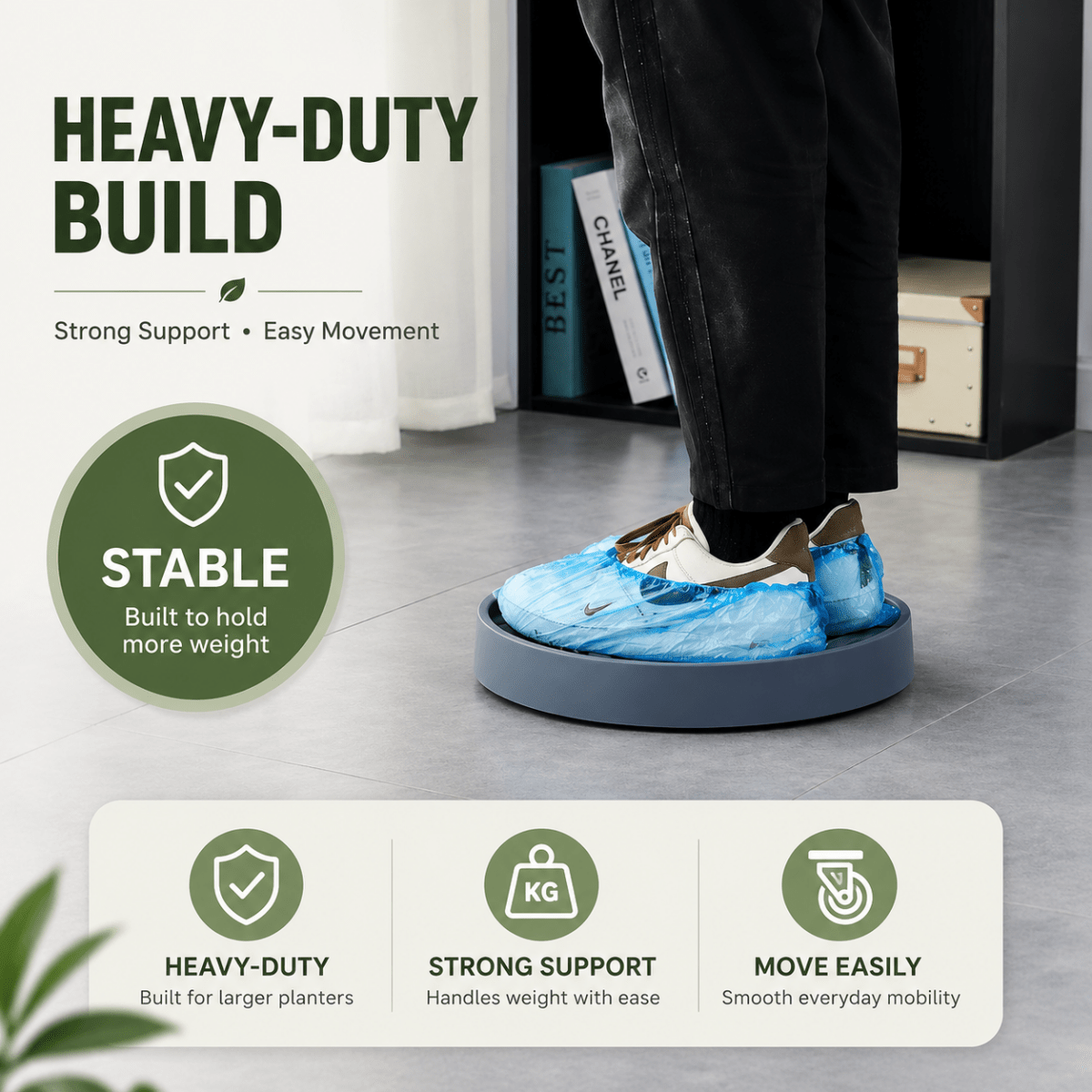 Plant Trolley Tray with Wheels - Plant Accessories - 5282075949744 - Tumbleweed Plants - Online Plant Delivery Singapore