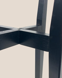 Adjustable Wood Stand (Black) - Stand - Tumbleweed Plants - Online Plant Delivery Singapore