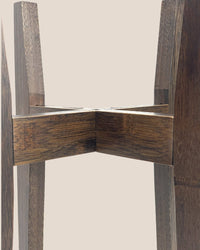 Adjustable Wood Stand - Walnut - Stand - Tumbleweed Plants - Online Plant Delivery Singapore