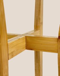 Adjustable Wood Stand - Light Wood - Stand - Tumbleweed Plants - Online Plant Delivery Singapore