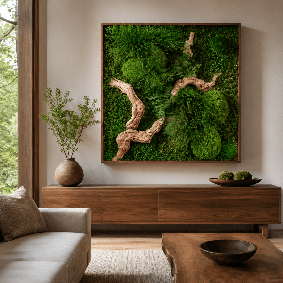 Frame Greens - MOSS. - Moss Frame - 6058099643176 - Tumbleweed Plants - Online Plant Delivery Singapore