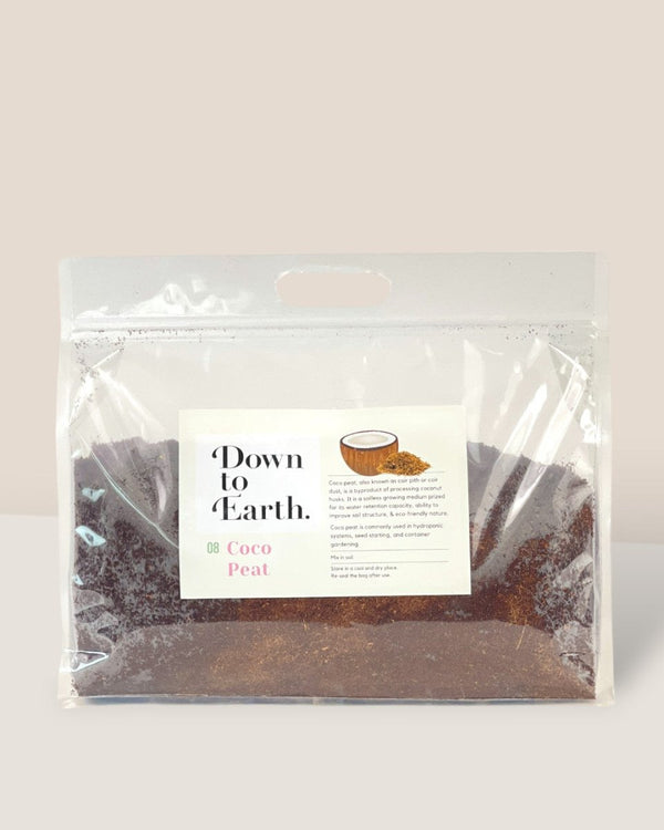 Down To Earth. Coco Peat 08 - Potting mix - Tumbleweed Plants - Online Plant Delivery Singapore