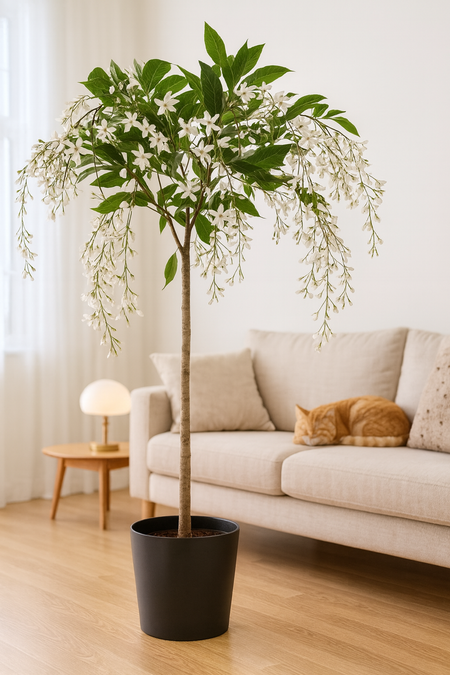 Silk Jasmine (Life-like Artificial) - Potted plant -  Tumbleweed Plants