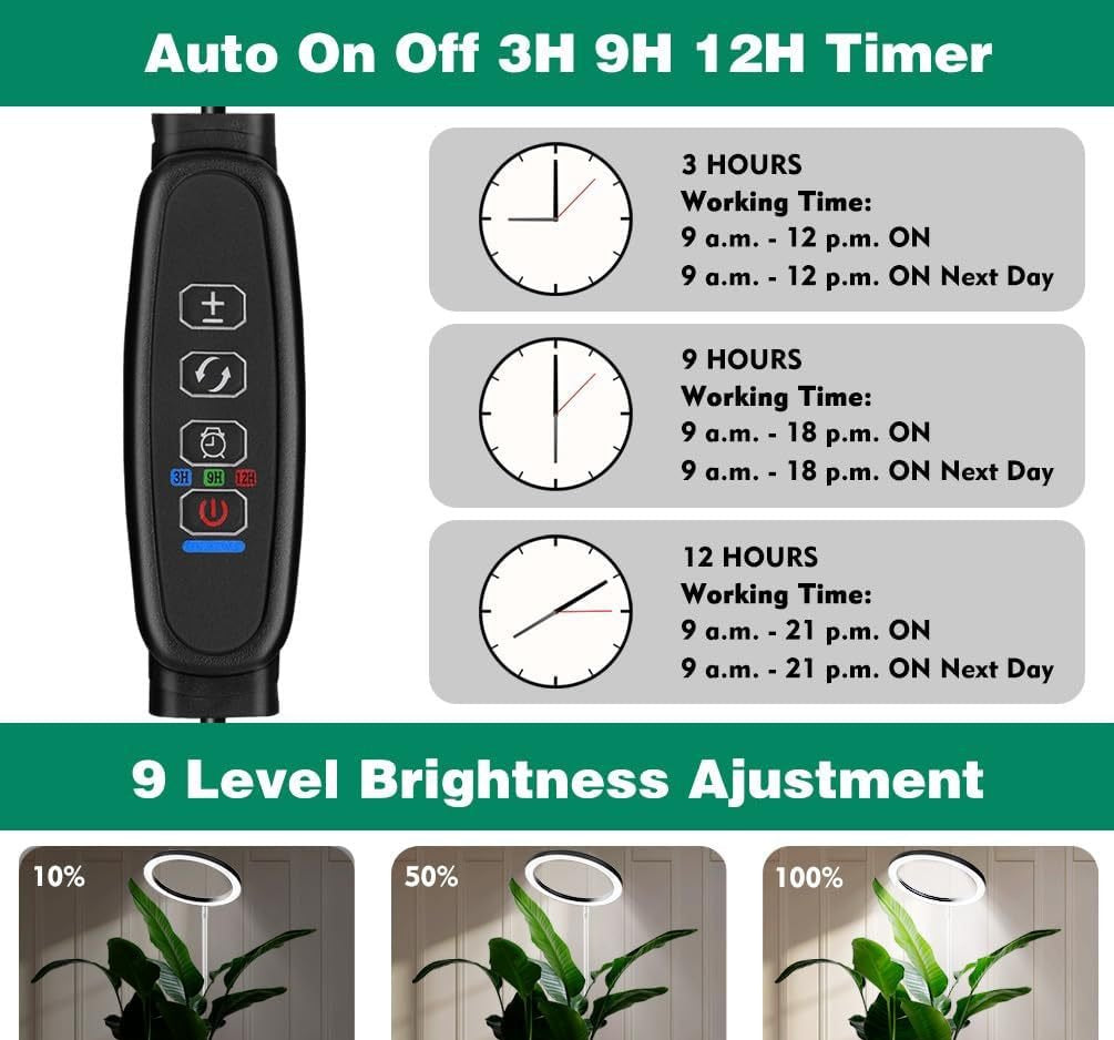 HALO Table Plant Lights - Plant Lights - 5653683746981 - Tumbleweed Plants - Online Plant Delivery Singapore