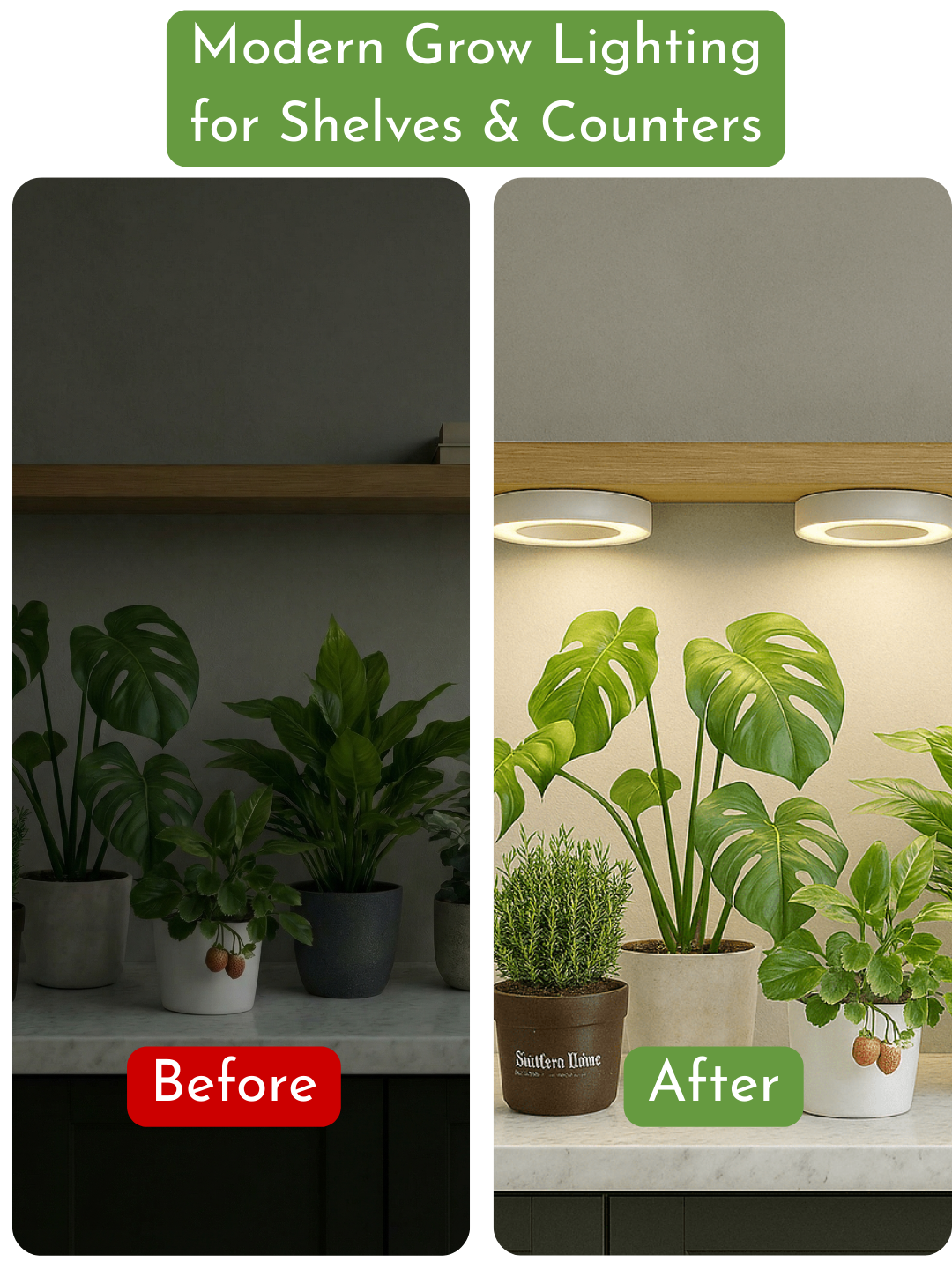 HALO Shelves Plant Lights