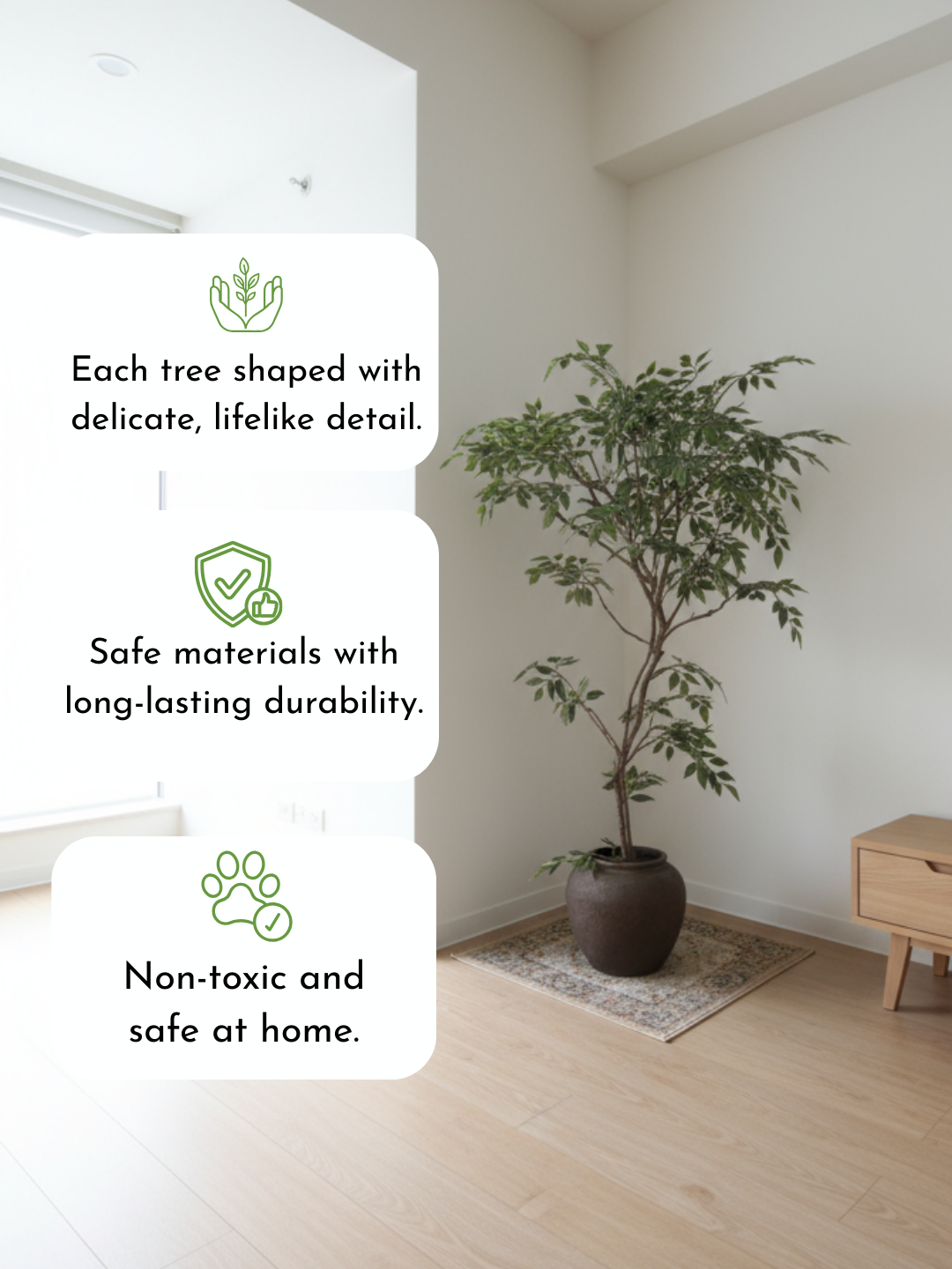 Banyan Tree - Real-Trunk Artificial