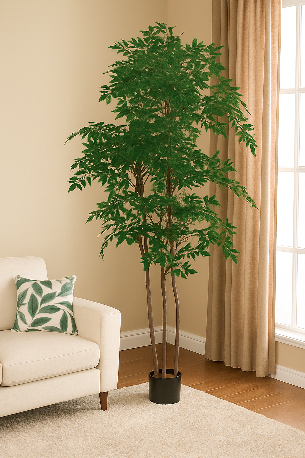 Nantian Bamboo Real-Trunk Artificial - Plant Arrangement -  Tumbleweed Plants