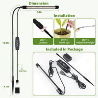 HaloStick - Adjustable Gooseneck Grow Light (Indoor) -  -  Tumbleweed Plants