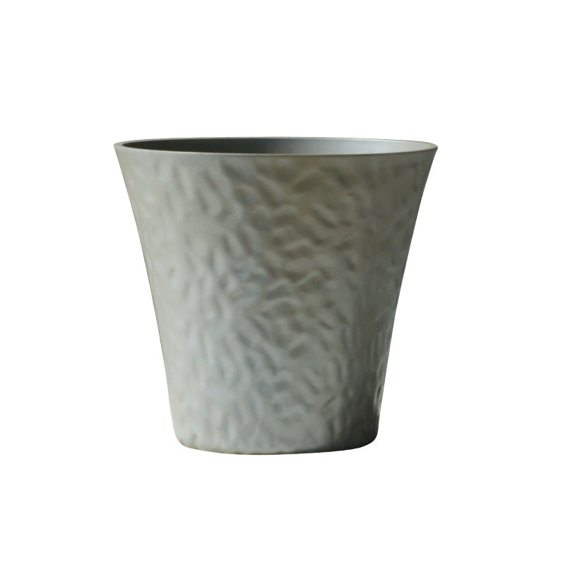 Luna Straight – Premium Metallic-Finish Planter