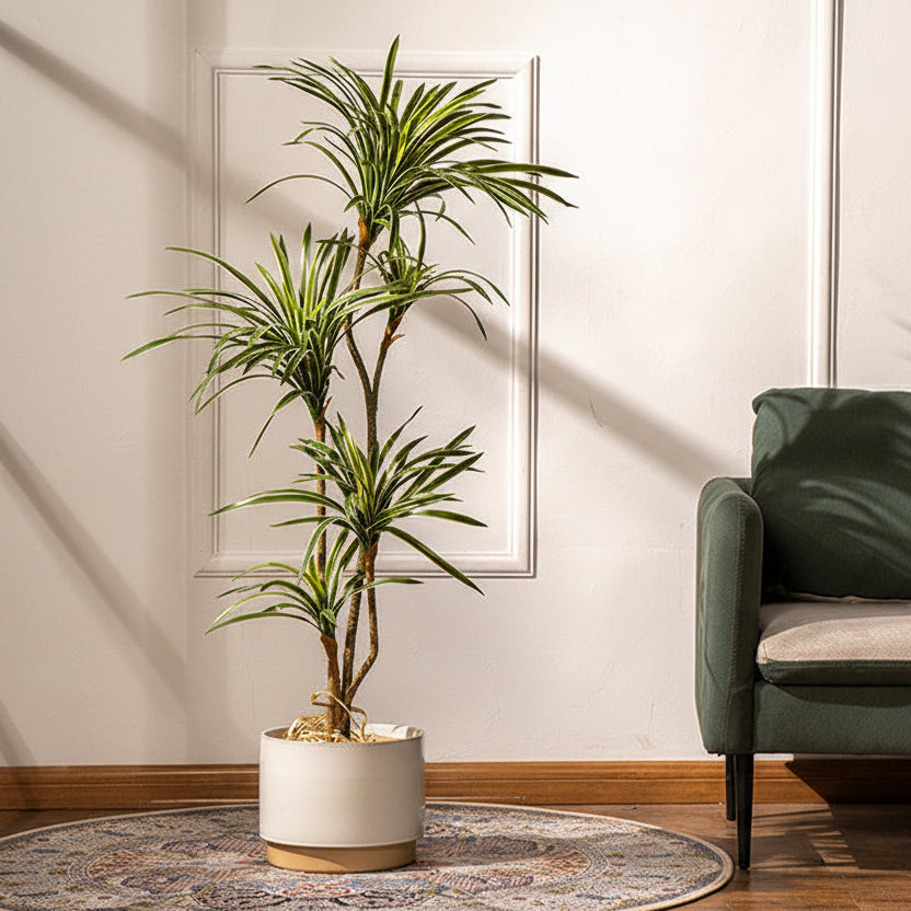 dracaena club Horsetail Dracaena Life-like Artificial Tree