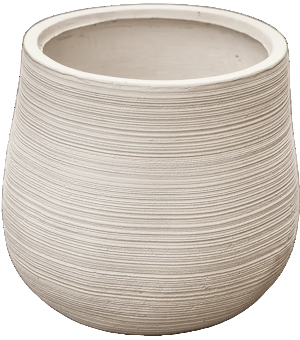 XL Stripes Tulip Pot