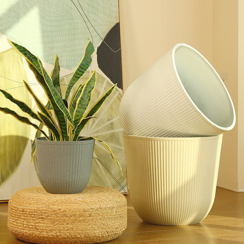 Scandi Rib Cloudstone Pot – XL
