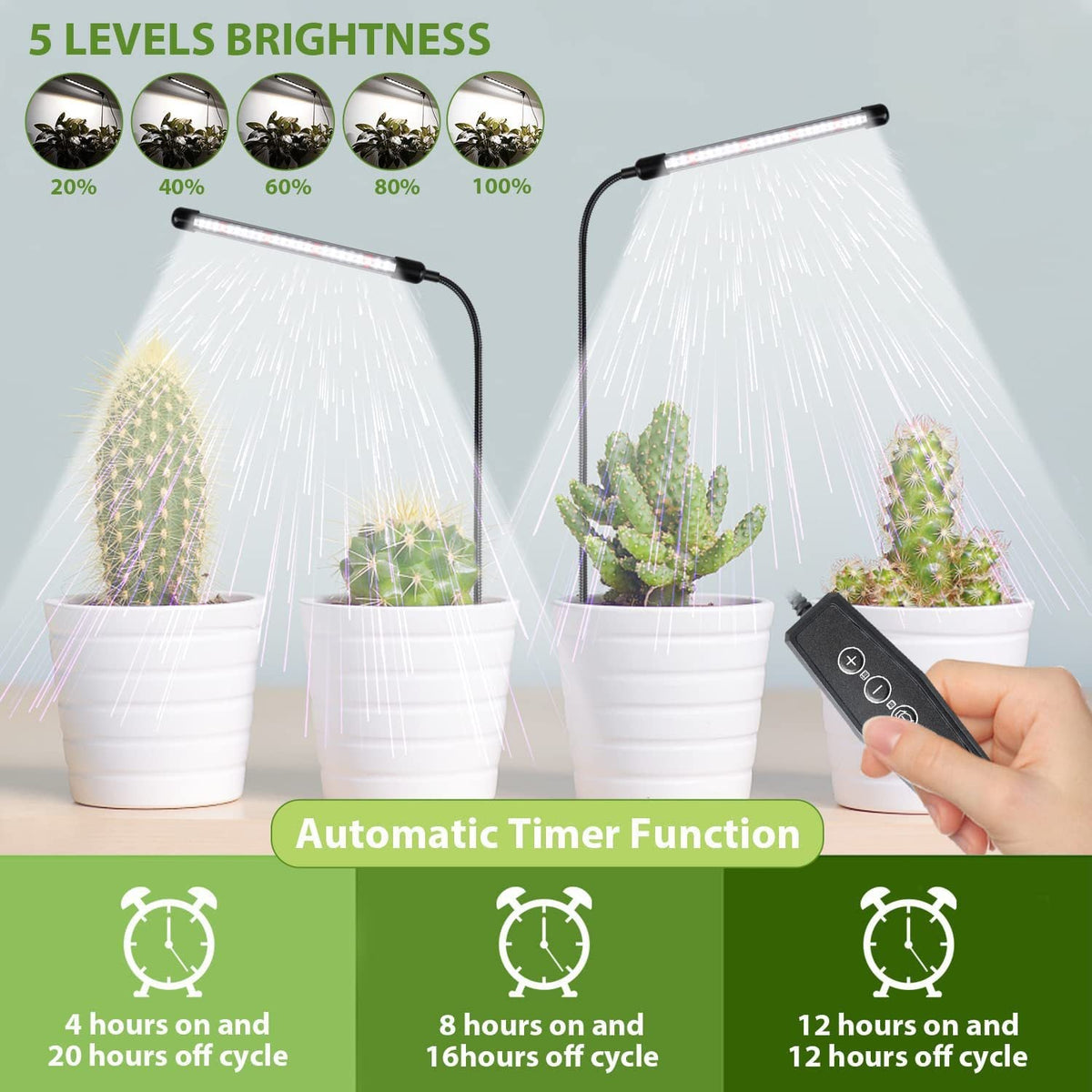 HaloStick - Adjustable Gooseneck Grow Light (Indoor) -  -  Tumbleweed Plants