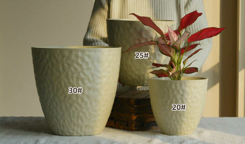 Luna Egg Pearl Cloudstone Pot - Large