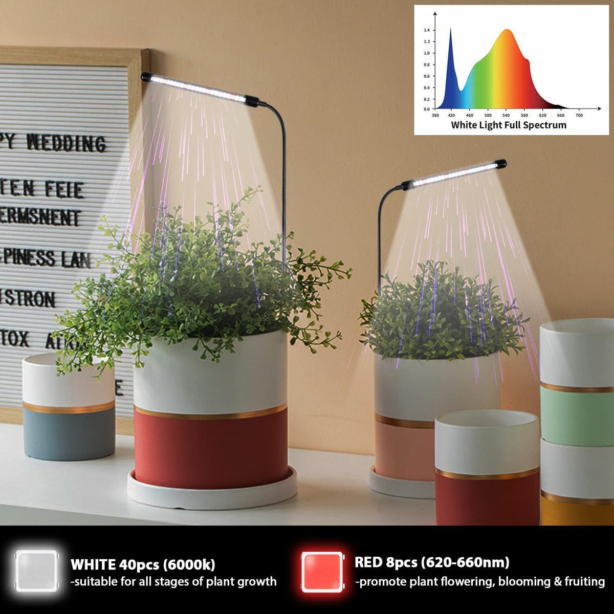 HaloStick - Adjustable Gooseneck Grow Light (Indoor) -  -  Tumbleweed Plants