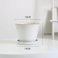 Retro Glazed Planter